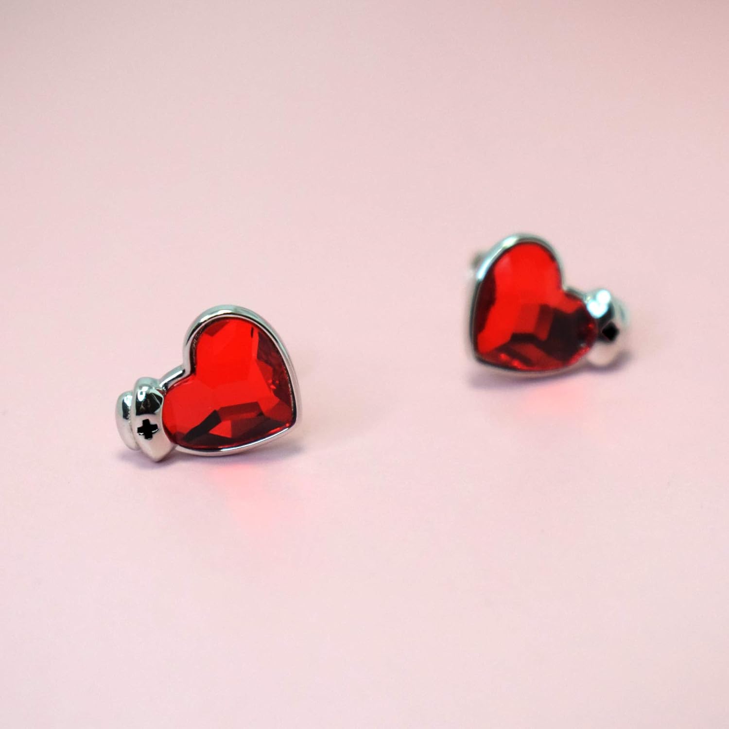 AOBOCO Gifts for Nurse Doctor 925 Sterling Silver Medical Symbol Studs Earrings Graduation Jewelry Gifts for New Nurse Doctor RN Student