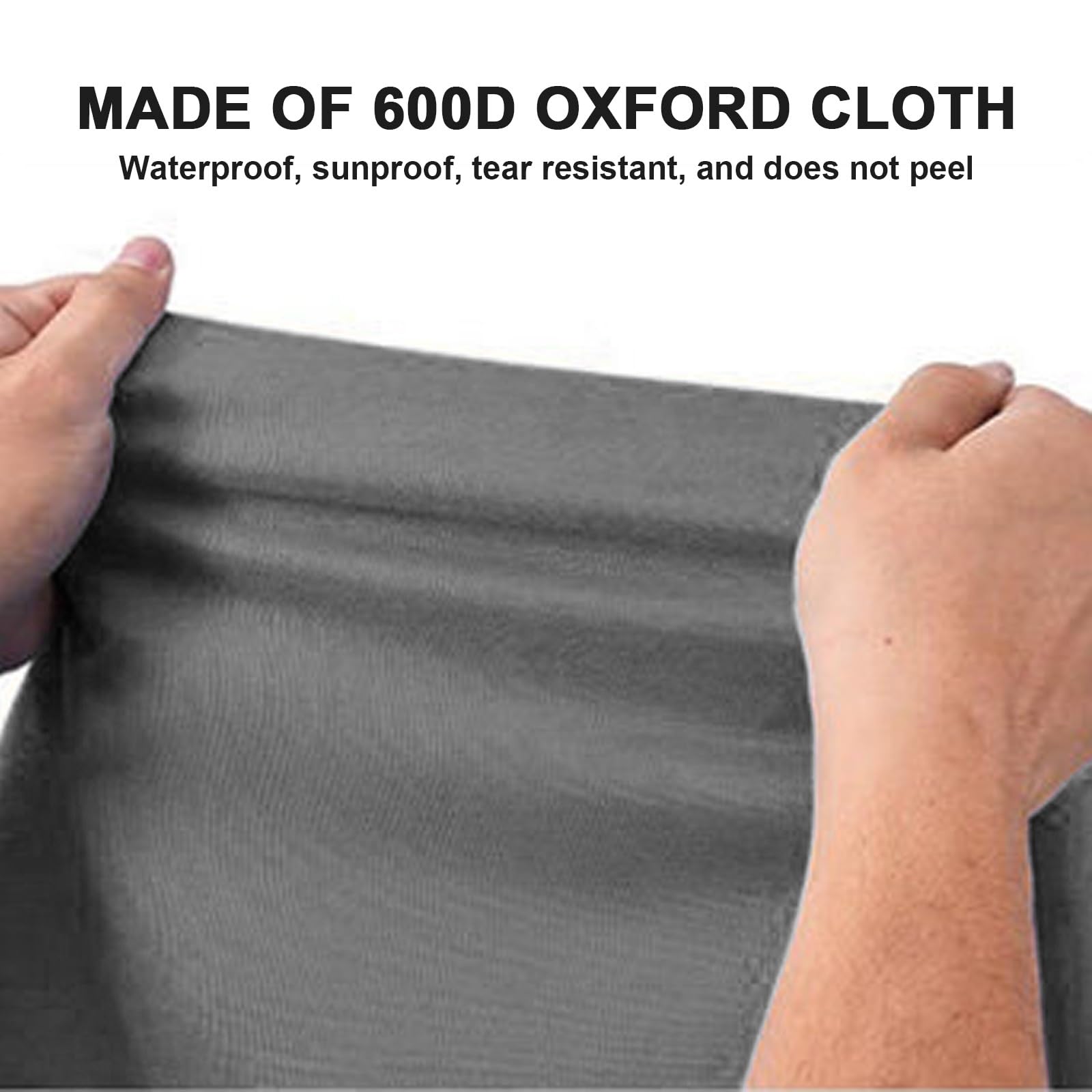 Toldo Bimini para Barco, Bimini para Barcos, Toldo Barco para Estructura 4 Arcos, Oxford 600D, 244 cm, Negro(173cm/68 in)