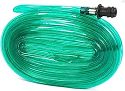 Mangueira de Irrigação Micro Perfurada PVC Com Engate 15M Aspersão Para Jardim Horta Gramado Flores