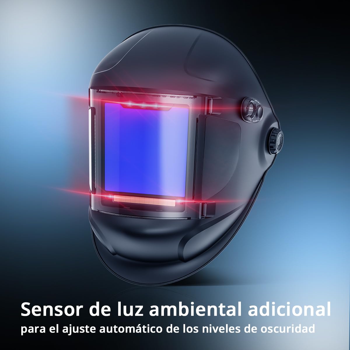 STAHLWERK Casco de Soldadura automático 3 en 1 Titan – True Colour, oscurecimiento automático DIN 4-14, Memoria de Trabajos, Clase óptica 1/1/1/1, Campo de visión 104 x 104 mm, Pantalla de Soldadura