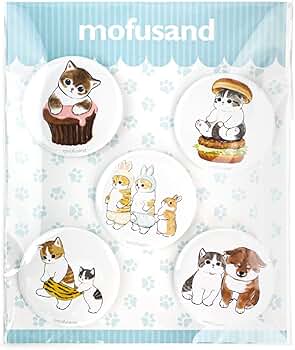 Amazon.co.jp: mofusand にゃんこ 缶バッジ5個セットA : おもちゃ