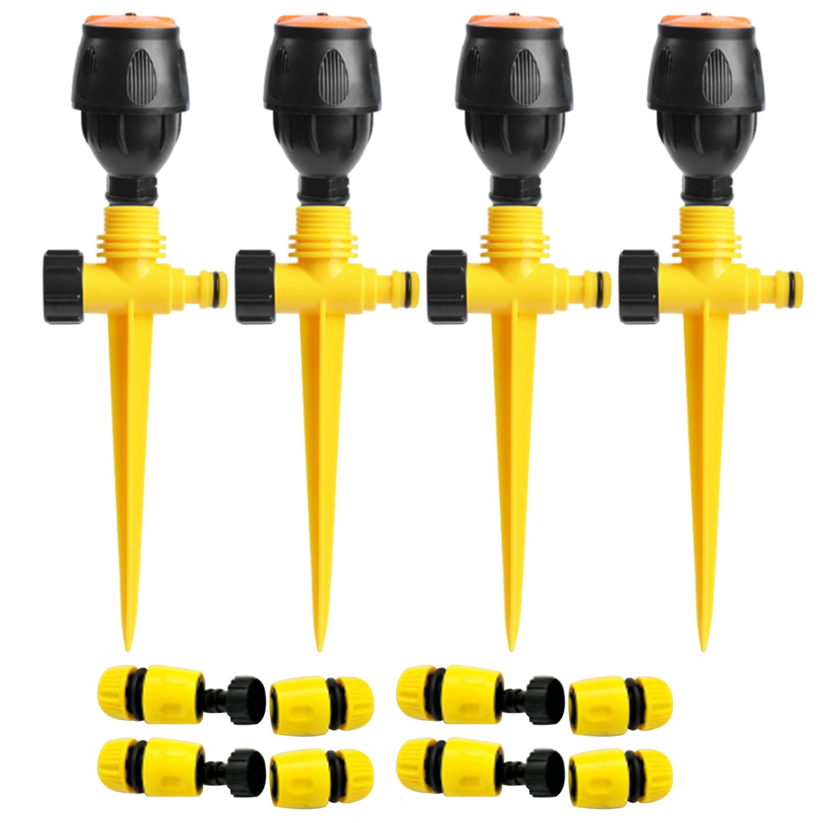 Arroseur de pelouse rotatif 360 pour irrigation de cour avec piquet