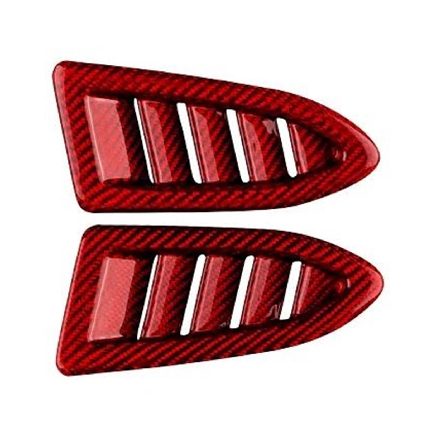 Marco de aire lateral para WRX STI 2022-2023, embellecedor de salpicadero en rojo 7
