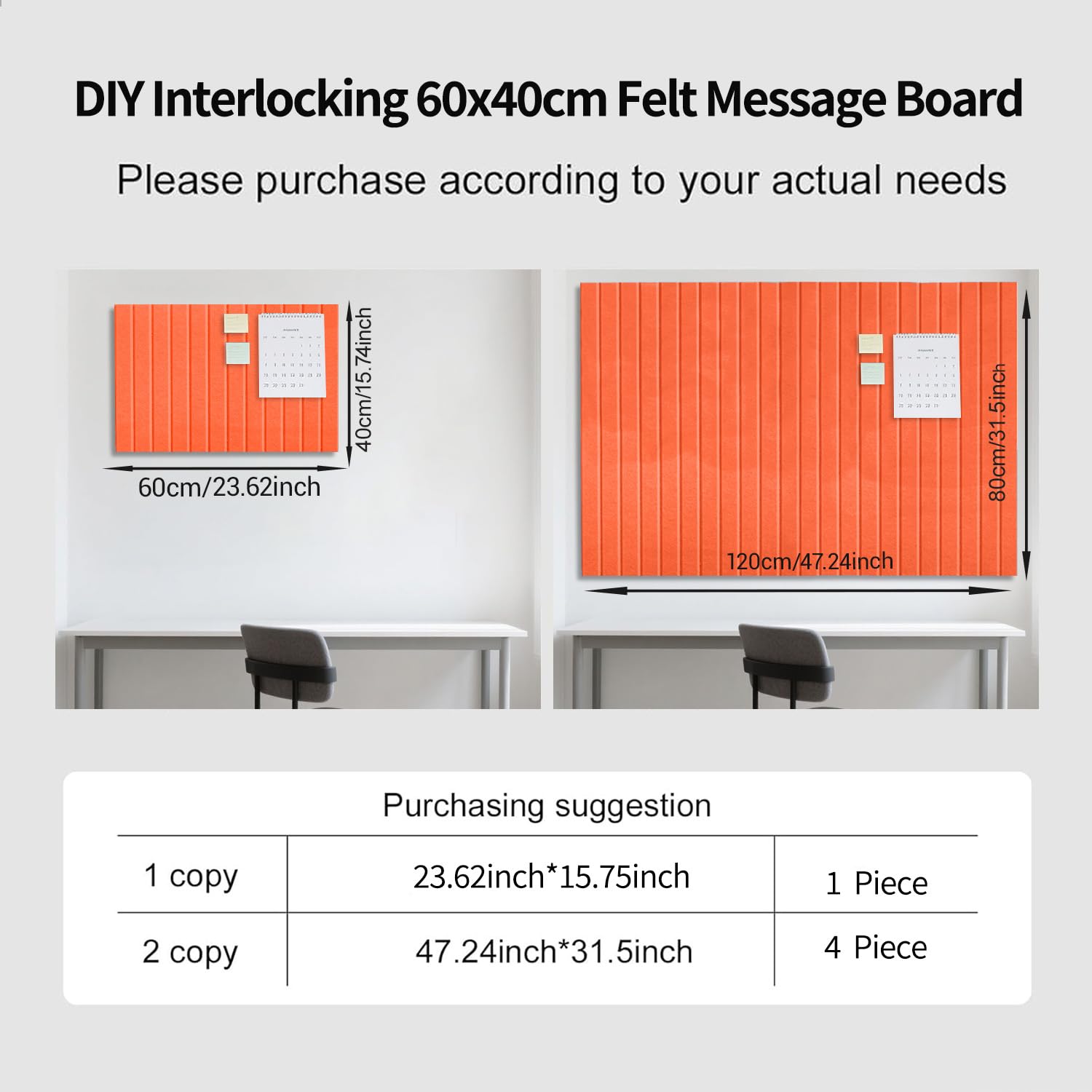 Grand Tableau D'affichage De 60 X 40 Cm - Grande Plaque En Liège De 0,9