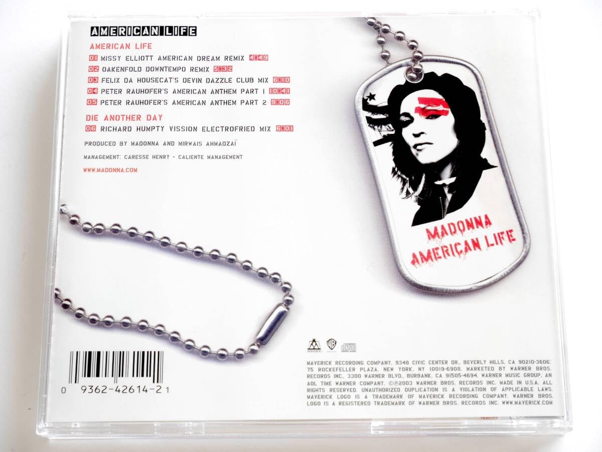 Amazon.co.jp: マドンナ／アメリカンライフ (US盤マキシCD