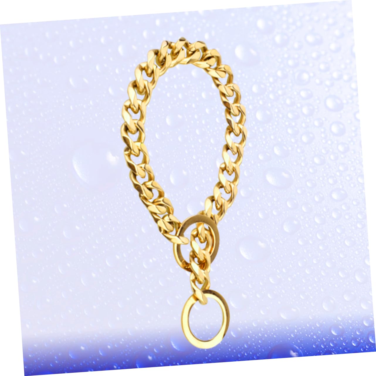 COLLBATH Heavy Duty Stainless Steel Chain for Large Dogs Siliart Rose Plated Comfortable and Sturdy