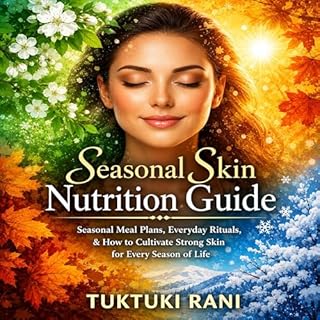 Diseño de la portada del título Seasonal Skin Nutrition Guide