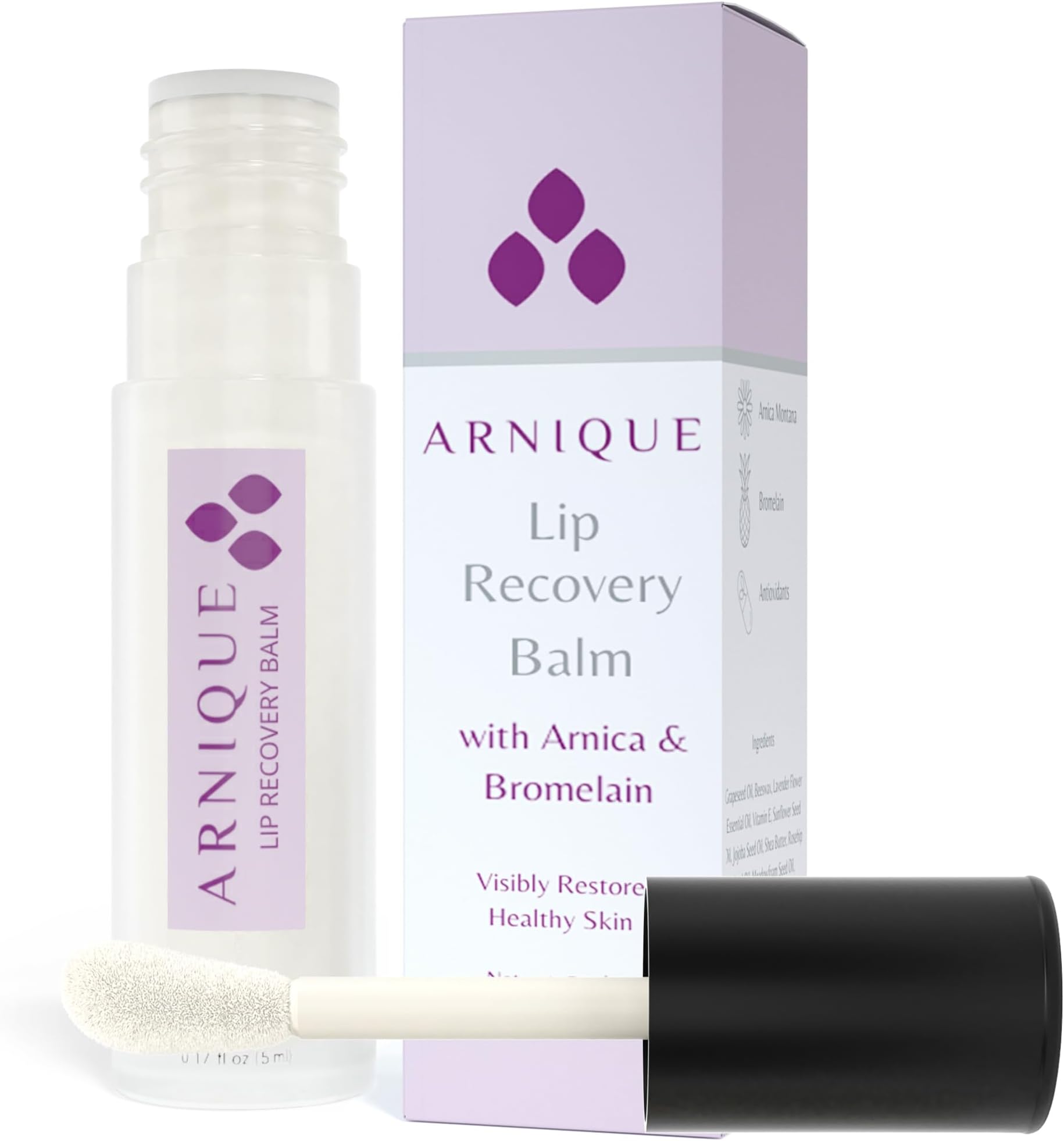 Arnica Lip Balm - for Filler Aftercare with Arnica Montana and Bromelain, Topical Bruise Balm Masque for Lip Flip Injections and Implant Surgery to aide with Bruising, Swelling and Redness