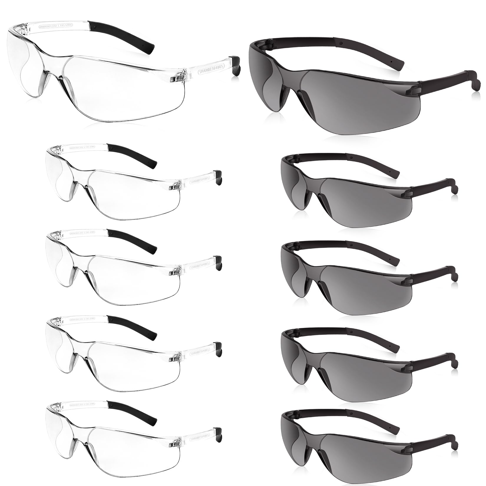 Salfboy 10pack Clear Safety Glasses Ansi Z87.1 Eye Protection Glasses — Amazon image 11
