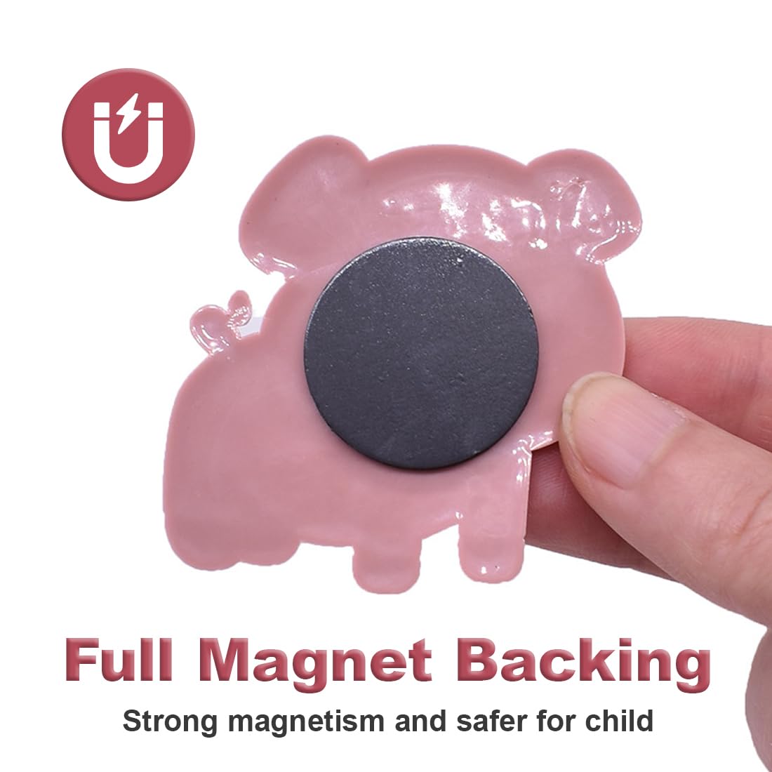 10 szt. Magnesy dla dzieci Magnetyczne zwierzęta gospodarskie na lodówkę i tablicę, idealne dla niemowląt i małych dzieci