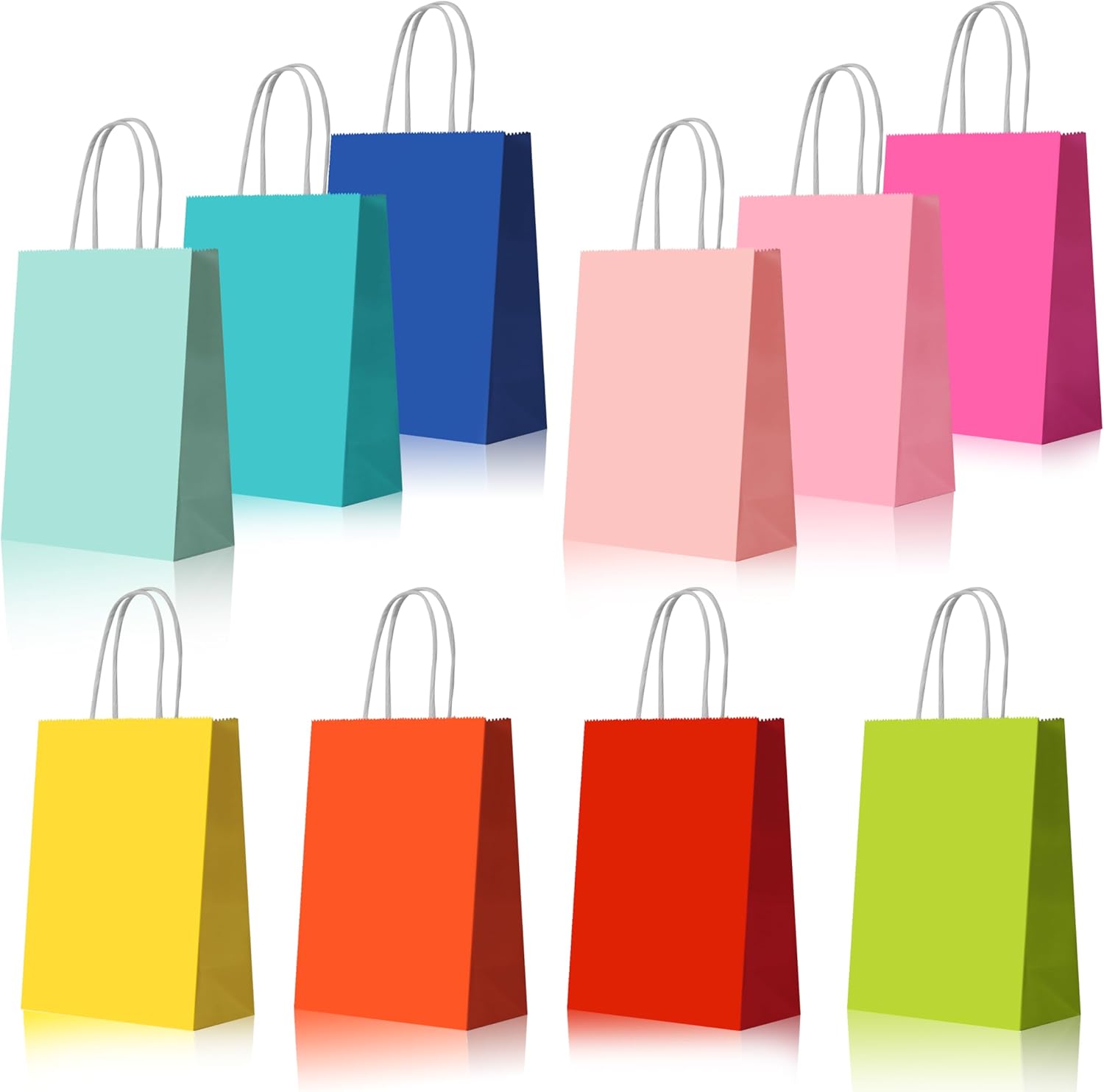 WIMARN Goody Bags 40 Pack 10 Vibrant Colors,Suitable for