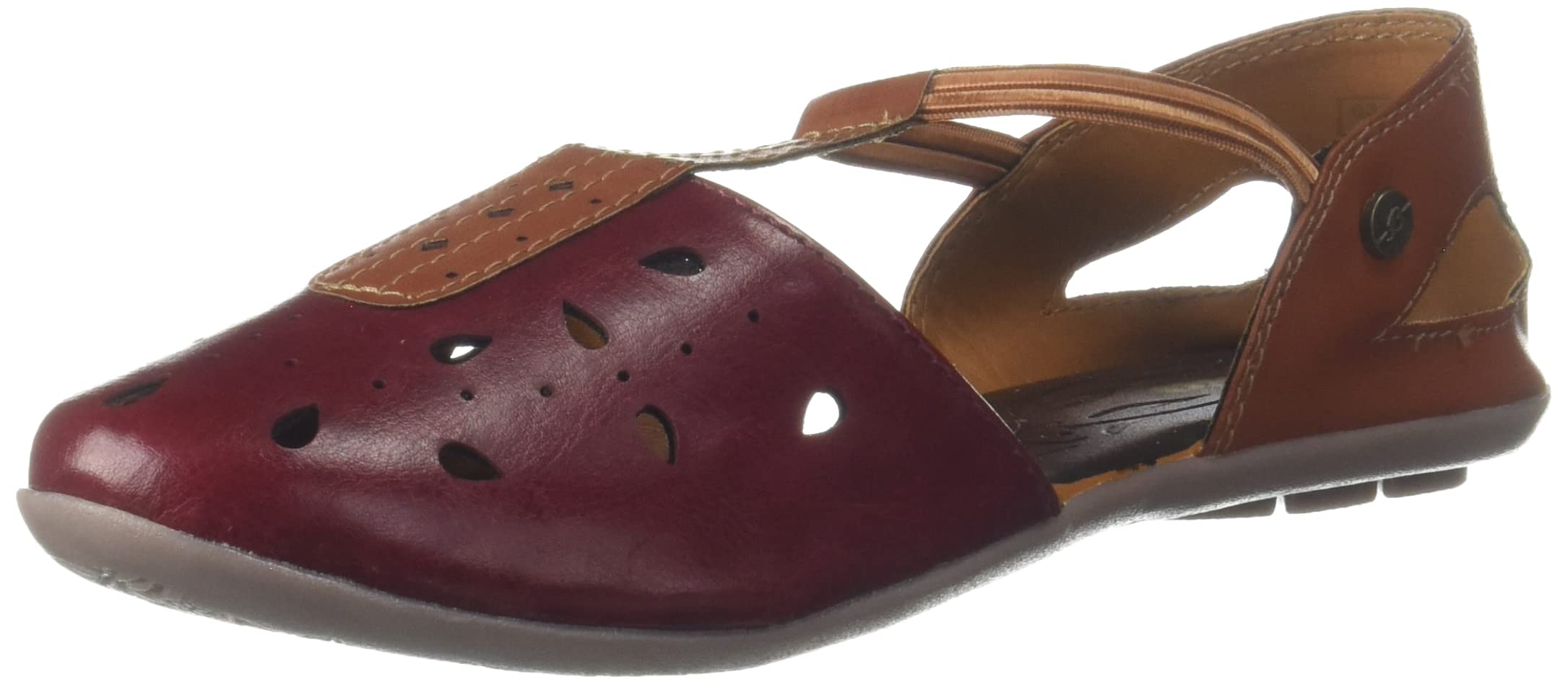 Womens Emily Ballerinas, (5514785), Brown