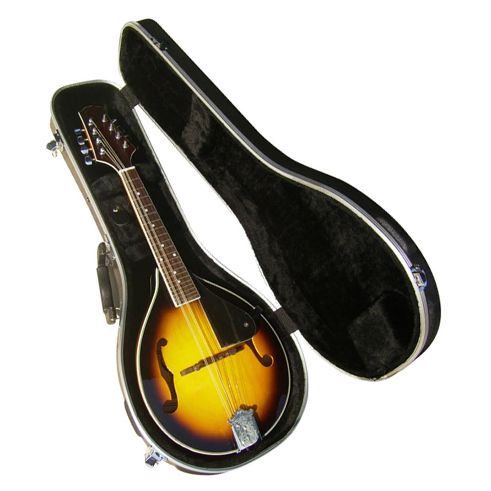 Mandolina Profesjonalny Instrument Solidny Drewniany Ręcznie Wykonany Ośmiostrunowy Instrument Mandolina Z Obudową ABS
