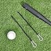 GliCraft 25 Pcs Batting Cage Net Hangers Hooks Steel Carabiners and Lanyards Black Batting Cage Accessories Net Hangers for Hanging Baseball Softball Golf Easy to Install