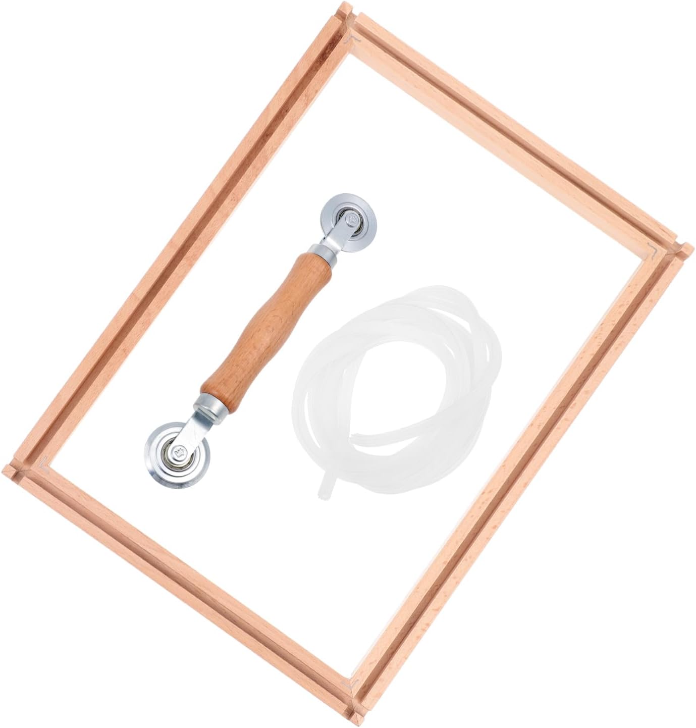 YOSADIER 1Set Quilting Embroidery Stand Multi Functional Frame for Cross Stitch Needlework and Crafts Durable Beech Construction for Art Projects