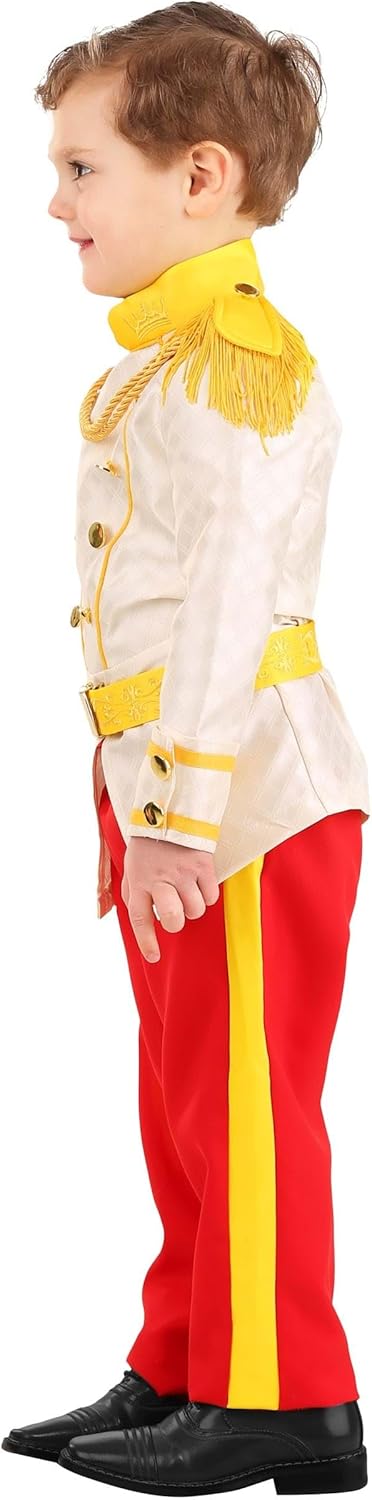 Disney Cinderella Kids Prince Charming Costume Boys, Toddler Prince Charming Outfit, Royalty Halloween Jumpsuit - Image 7