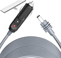 Cabo De Carregamento 12v/24v Para Starlink Mini Cinzeiro 3m Para Ligar No Carro/Van/Caminhão Cor Cinza-escuro