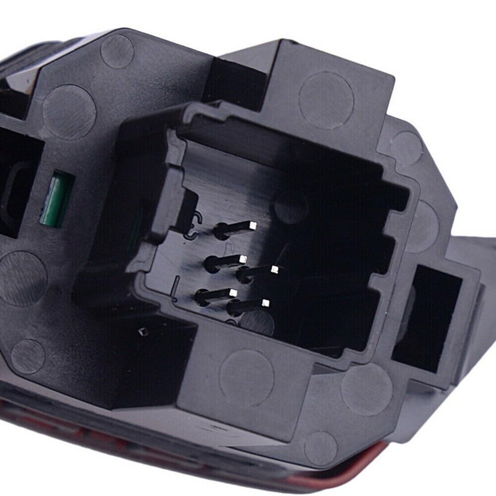 Interruttore di bloccaggio per porta, indicatore di segnalazione, lampeggio d'emergenza, chiusura centralizzata, adatto a Ford Fiesta MK7, Focus MK3, B-/C-MAX 1519127