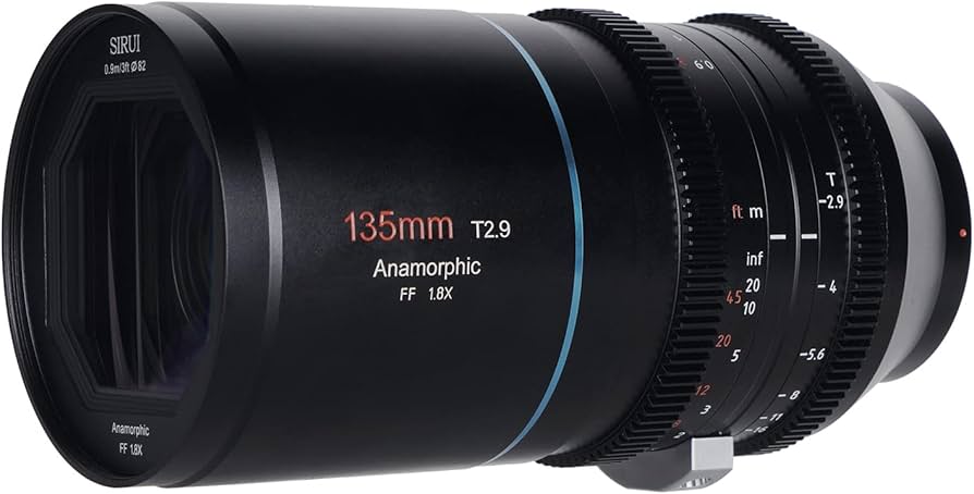SIRUI 135mm T2.9 1.8X Full-Frame Anamorphic Lens, Telephoto