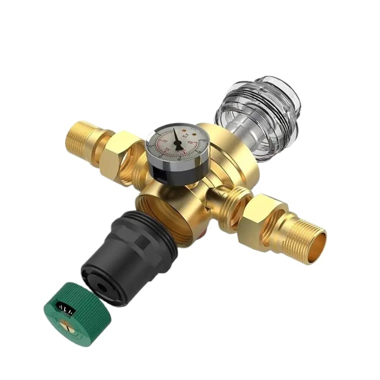 Vmvud Dn20 Adjustable Pressure Reducing Valve With Gauge Pressure Regulator Valve Pressure Regulating Valve For Water/Регулятор Давлен