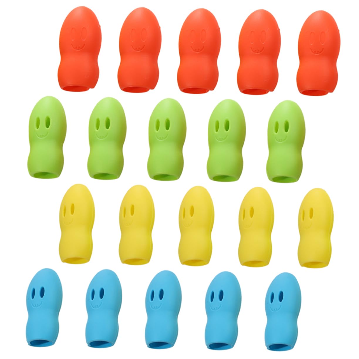 BESTYASH 5 Series Cubierta De La Cabeza del Cepillo De Fundas para Cabezales De Cepillos De Alcance Tapas Protectoras para Cepillos De Color Aleatorio 20 Piezas X 5