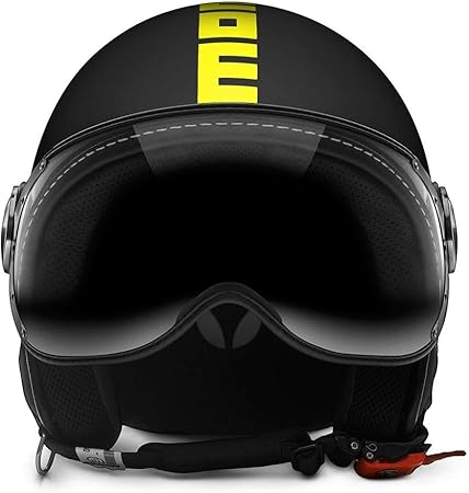 Casque Momo Design FGTR Classic Heritage jaune Casques Jet MD-1001008002 |  MotoStorm