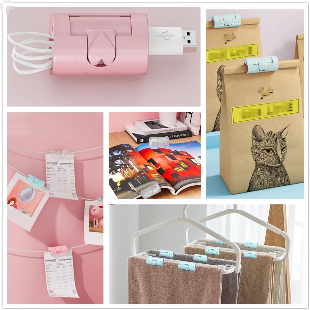 20 Pcs Plastic Bed Sheet Grippers, Sheet Fastener Clips with Two-Speed Adjustment Bed Sheet Clips Keeps The Bed Sheet in Place for Bedding Home Office Accessories (Transparent)