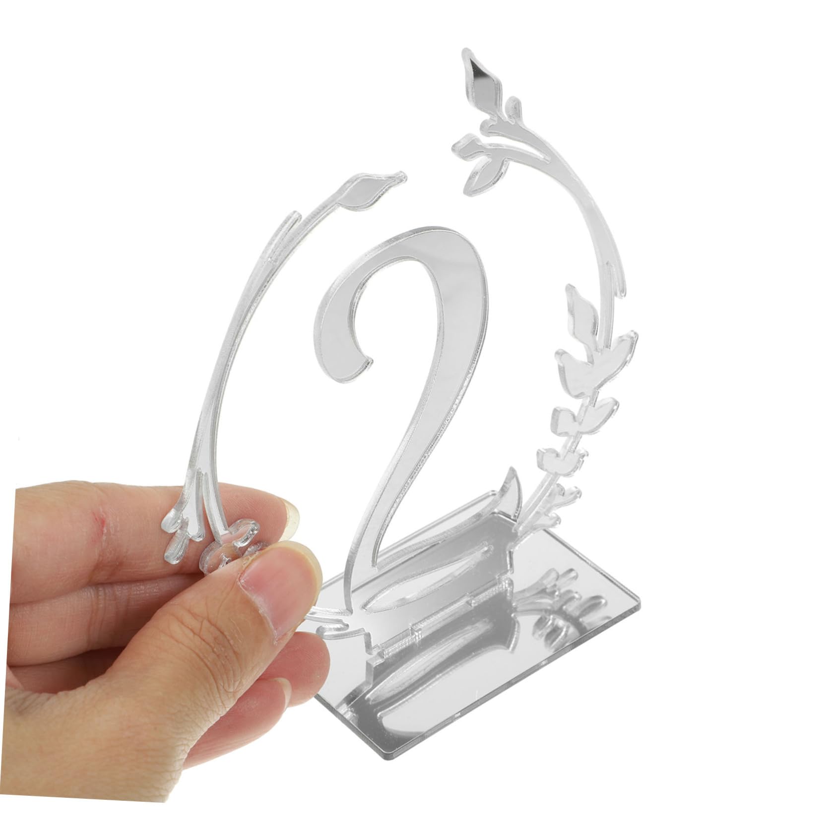 Cabilock Tarjetas De Mesa Acrílicas 20 Números Diseño Clásico Para Bodas y Eventos