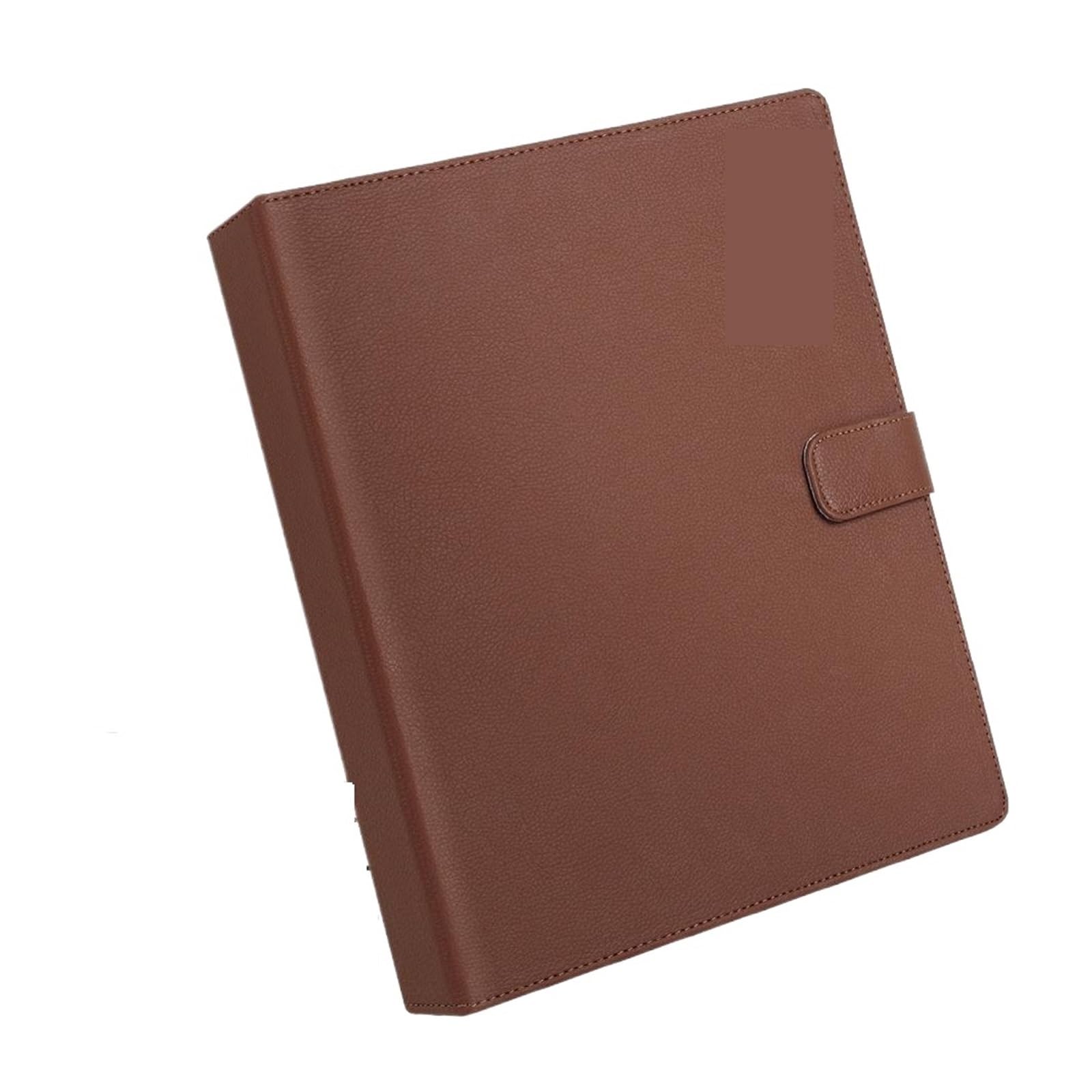 Carpeta partituras Carpeta de partituras, organizador cuaderno, soporte coral concierto for estudiantes, profesores, bandas, artistas(Brown)