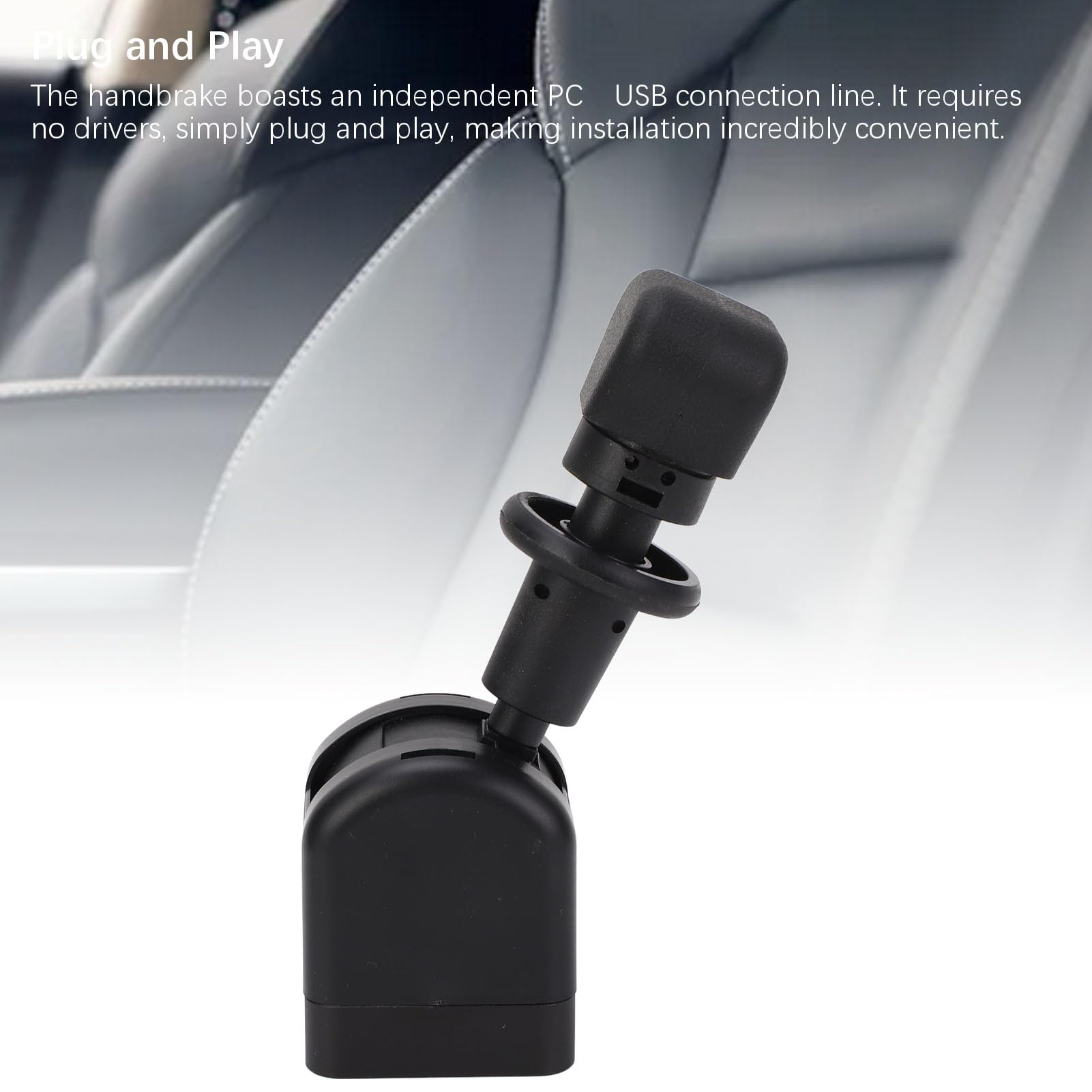 VELATEMOR Freno a Mano Professionale USB per PC Freno da per G27 G29 G923, Sensazione Autentica del Camion, Facile Installazione, Plug and Play per gli Appassionati di Corse