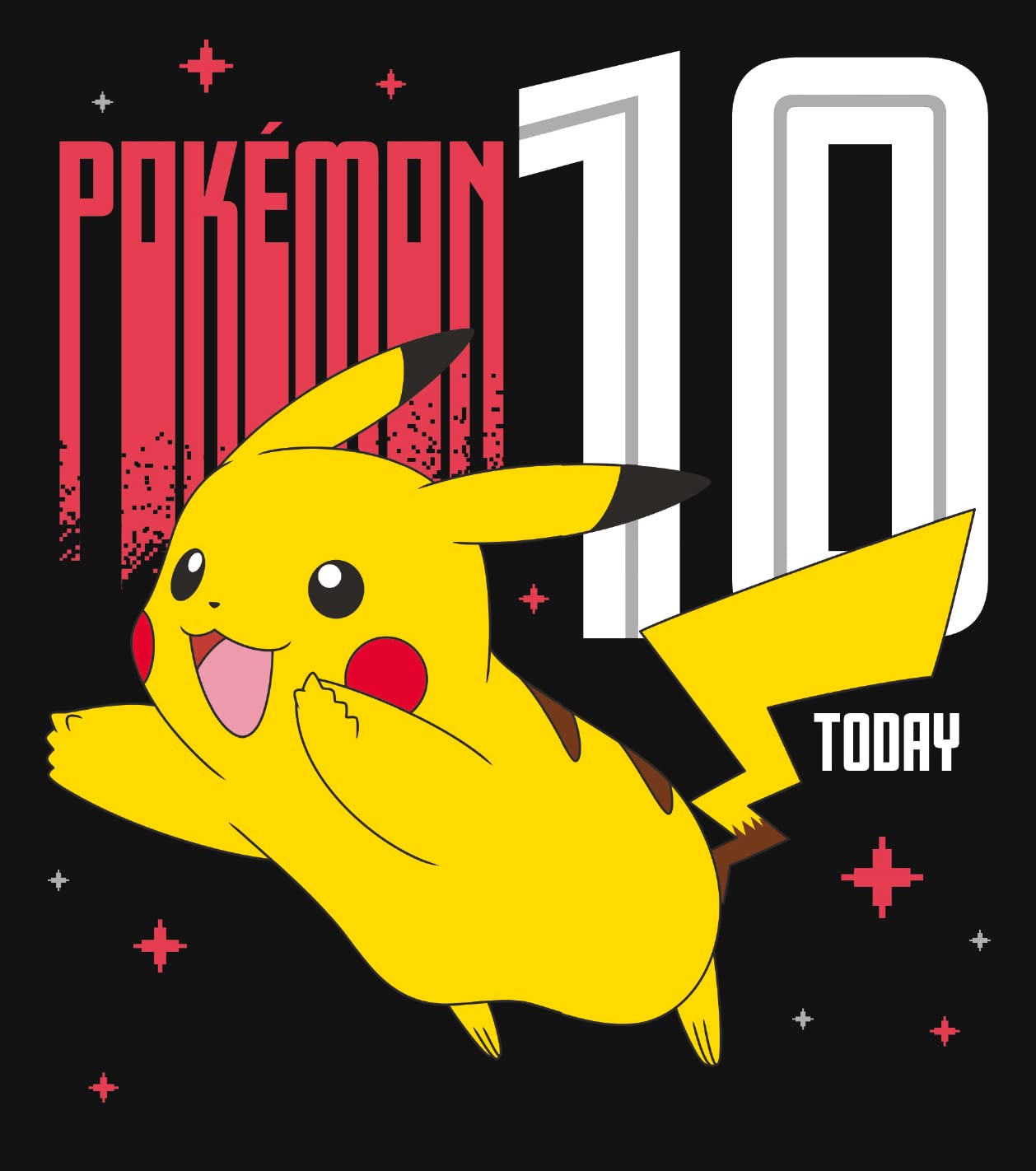 Pokemon 10th Birthday Card, Childrens Birthday Card For 10th