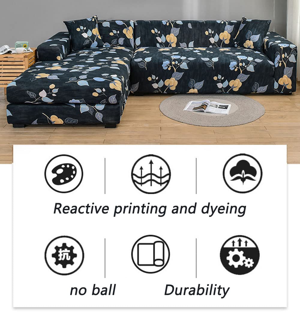 Amazon.co.jp: プリントソファカバースーパーストレッチウォッシャブル