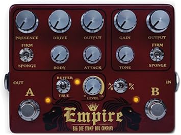Big Joe B-502 Empire Dual Preamp Overdrive Guitar Effect Pedal
