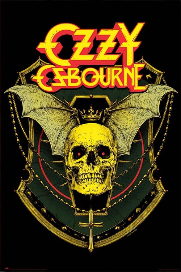 Ozzy Osbourne - Music Poster (Skull) (Size: 24