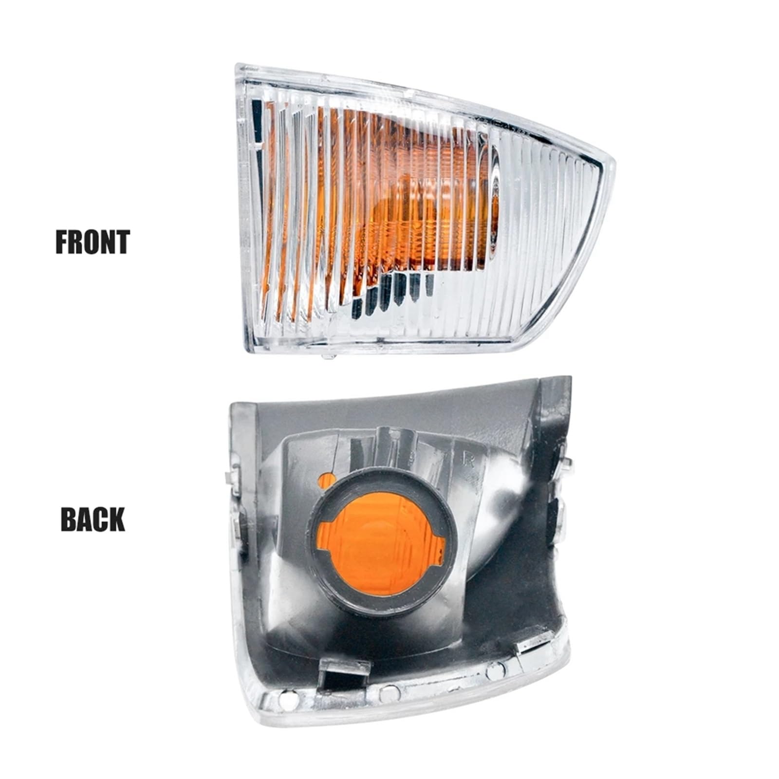 2pcs Auto Specchietto retrovisore laterale Indicatori di direzione Indicatori di retromarcia Alloggiamento lampada (senza lampadina) for Iveco 2006-2011