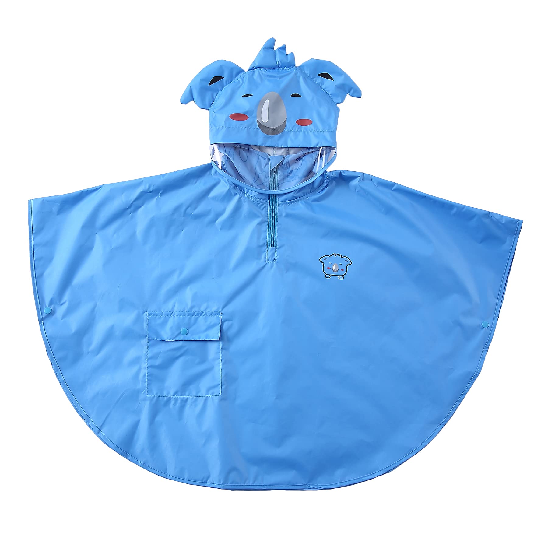 Imperméable Léger Gagacity Poncho De Pluie Enfant - Cape Capuche Chauve- Souris - 2 à 6 Ans Manteau Enfants Garcon