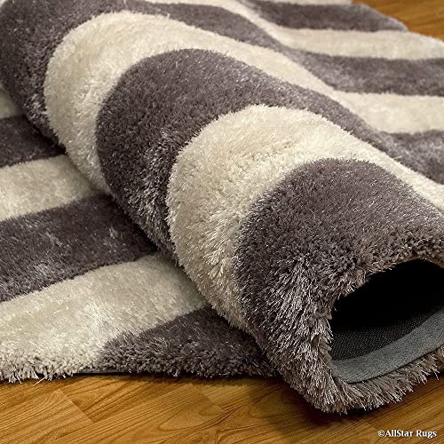 Image of Modern Quality Carpet /Trending Design Hand Woven Fluffy Rug /Mats for Bedroom /Dinning Hall /Living Room 2-inch Thick [Size 3x5 feet]