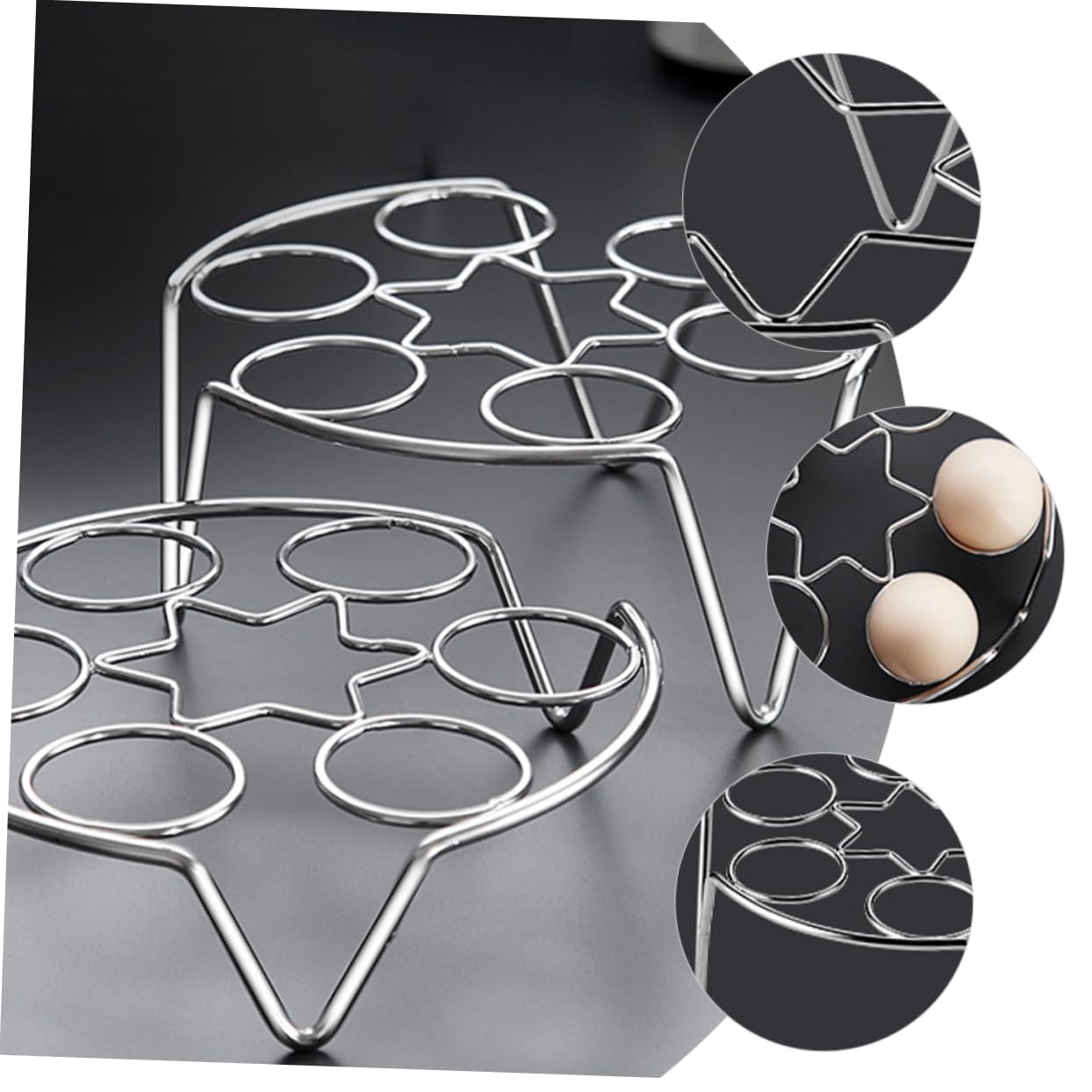 DOITOOL ラウンドスチーマーラックプレート ステンレススチール ローストパン ローストパン ノンスティック ラザニアパン ベーキングトレイ ハンドル並行輸入品