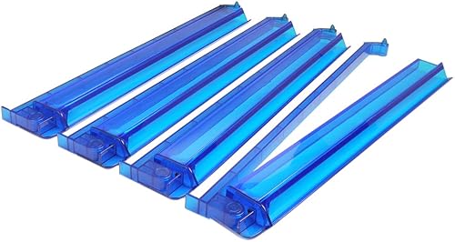 American Mahjong - Estante para azulejos y brazo empujador todo en uno, juego de 4, color azul zafiro