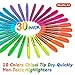 Shuttle Art Highlighters, 30 Pack Highlighters Assorted Colors, 10 Colors Chisel Tip Dry-Quickly Non-Toxic Highlighter Markers for Adults Kids Highlighting in Home School Office