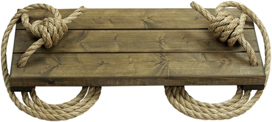 Porchgate Amish Made The 1908" Wooden Tree Swing for Adults and Children - Rope Included, Heavy Duty Tree Swing Perfect for Outdoors or Indoors, Made in The USA