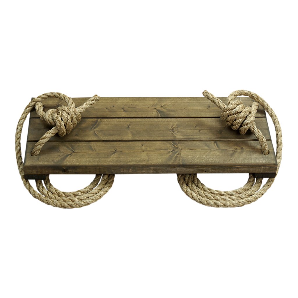 Porchgate Amish Made The 1908" Wooden Tree Swing for Adults and Children - Rope Included, Heavy Duty Tree Swing Perfect for Outdoors or Indoors, Made in The USA