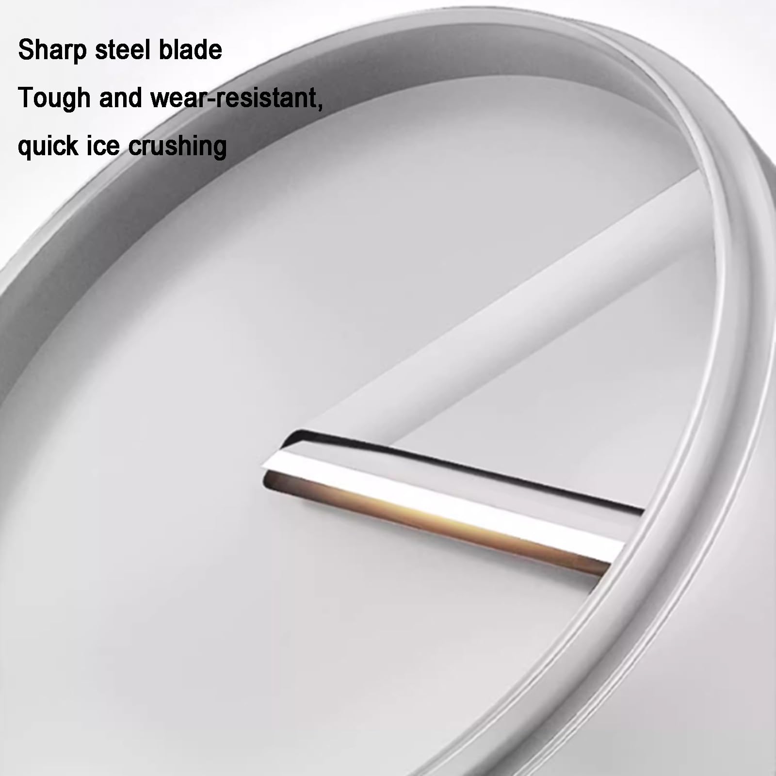 Máquina eléctrica de hielo afeitado, trituradora de hielo con cuchillas de acero inoxidable, grosor ajustable, recargable, para granizados, frappes, cócteles