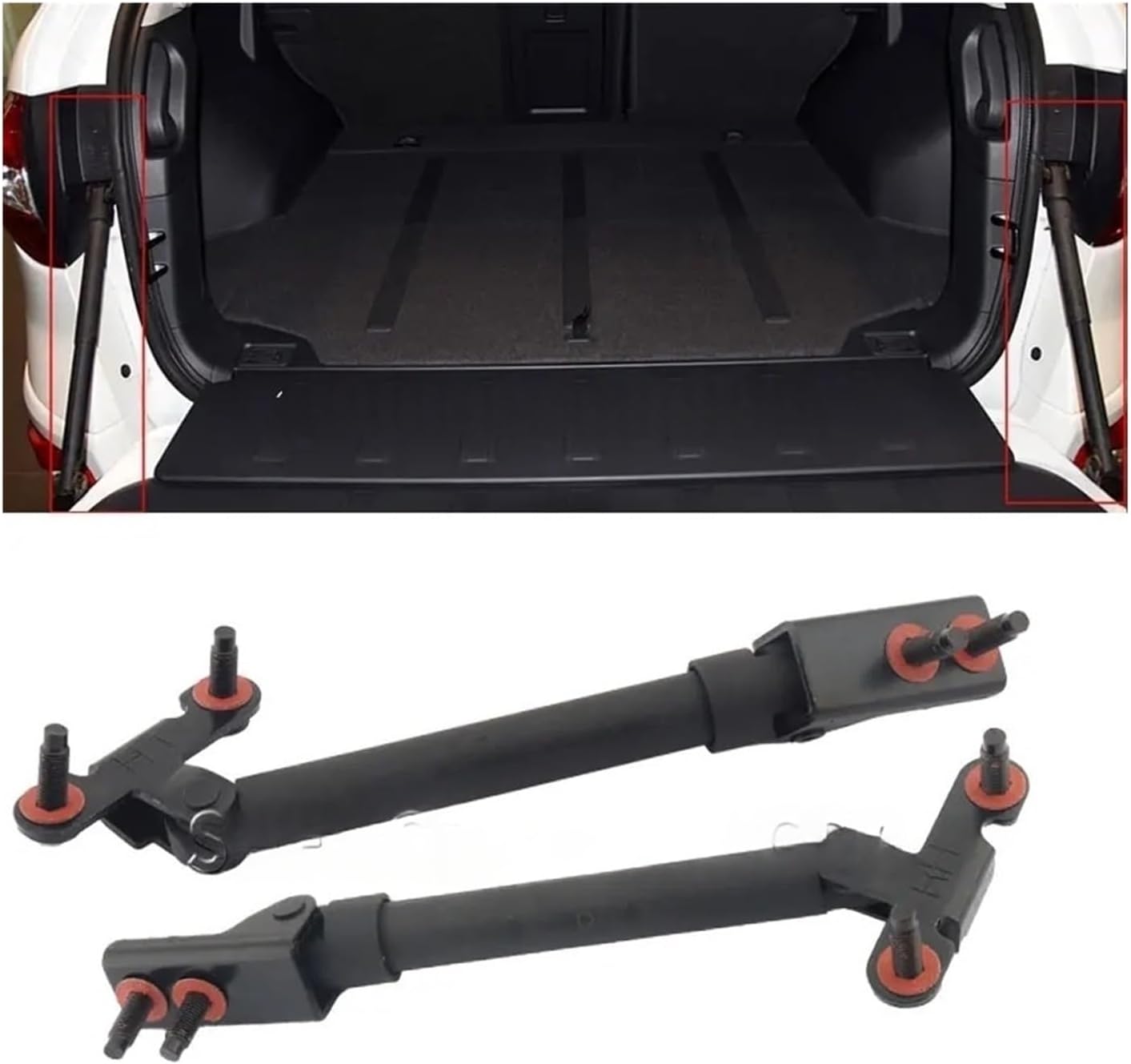 Compatible For Renault Koleos 2008-2016 Car Tailgate Pull-Up Assembly, Trunk Rear Door Pull Rod Support Rod Oem 90460Jy00A 90461Jy00A(1 Pair)