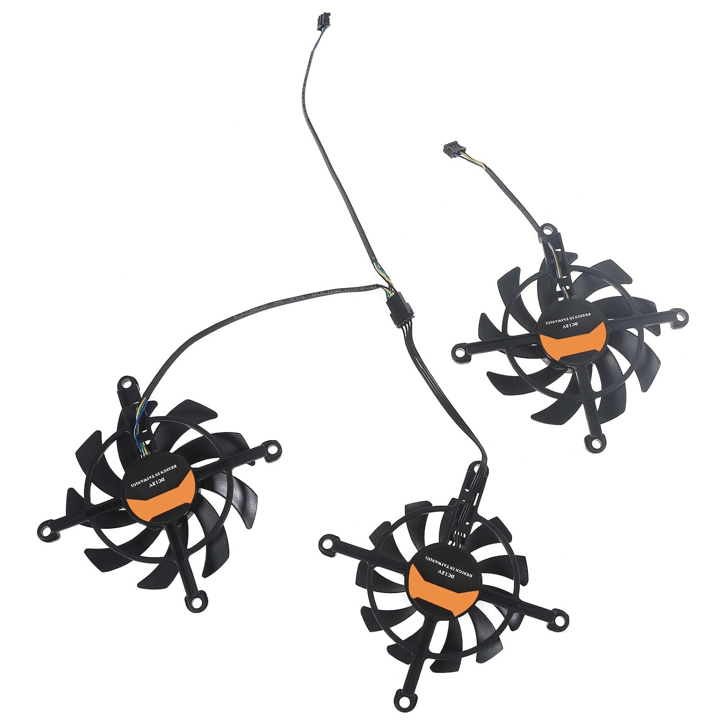 Quiet Graphics Card Fans for Colorful 1660 2060 OC GTX1650 12V 4Pin VGA Fan Cooler Cooling Fan