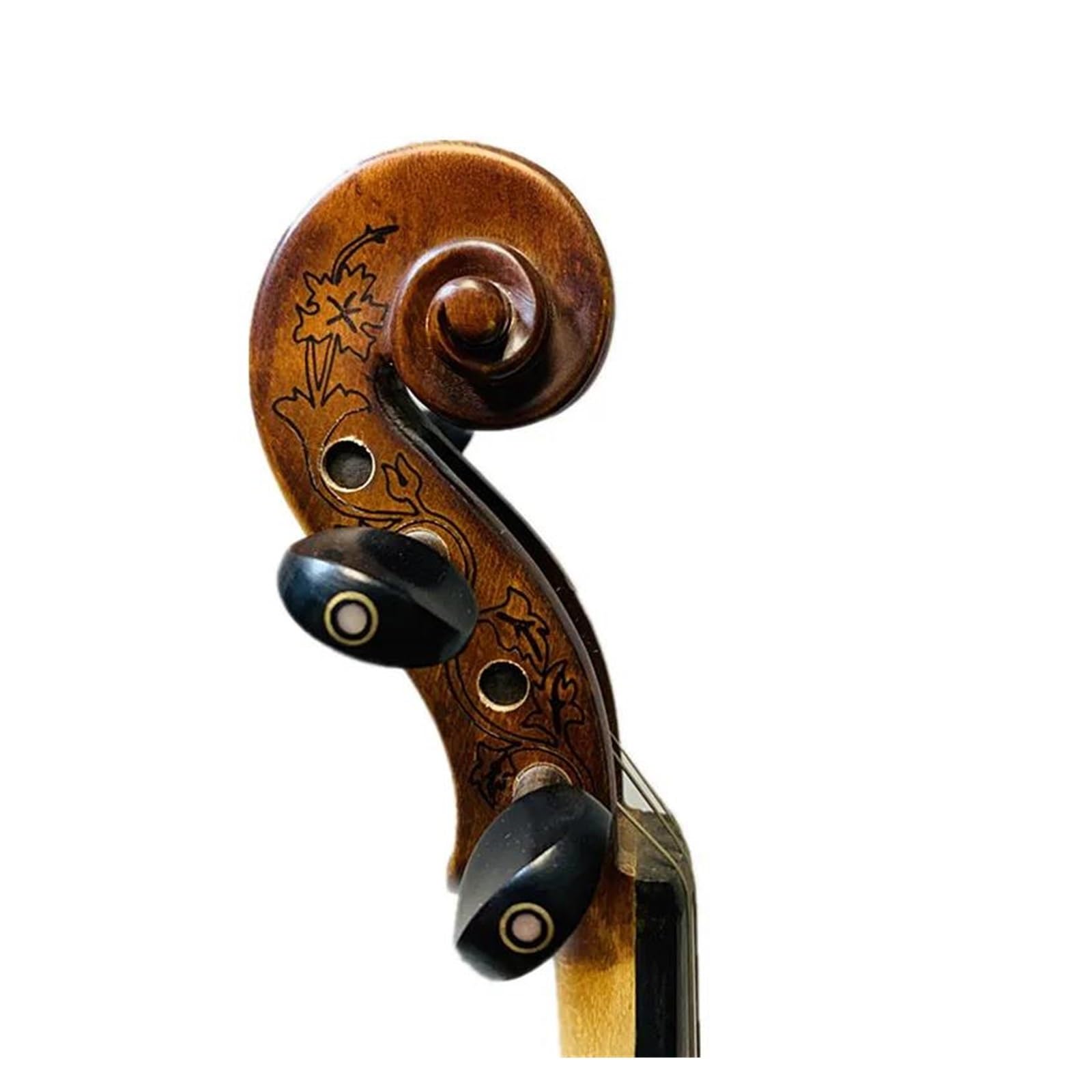 Violino 4/4 Fatto A Mano Con Fasce E Manico Spazzolati Suono Forte Strumento A Corda Violino