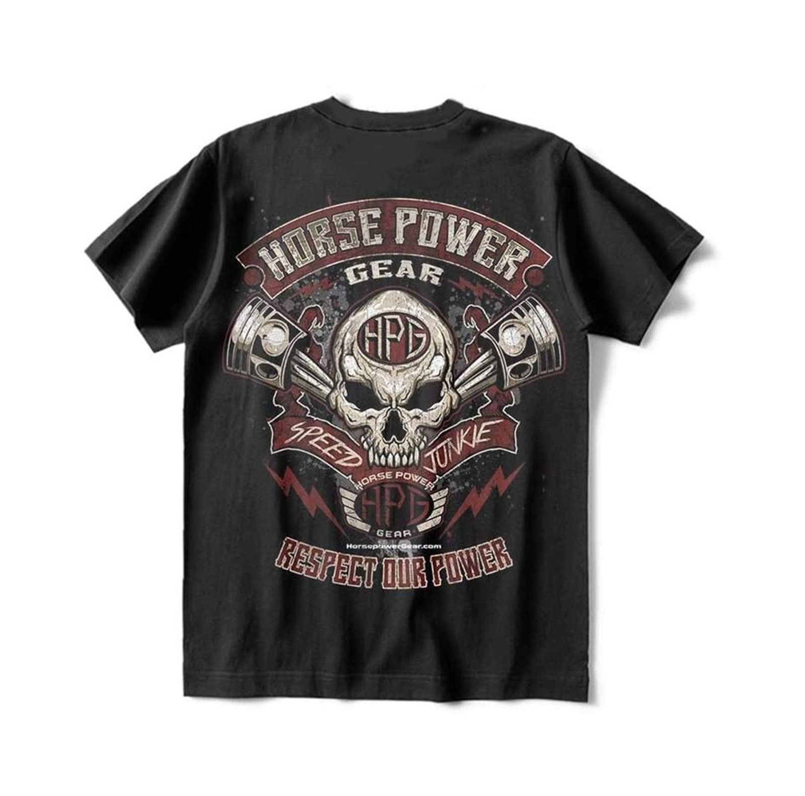 Keepmore Men's Black Casual T-Shirt Retro Skull 3D Print Short Sleeve T-Shirt Gothic Skeleton Pattern Round Neck T Shirt Tops