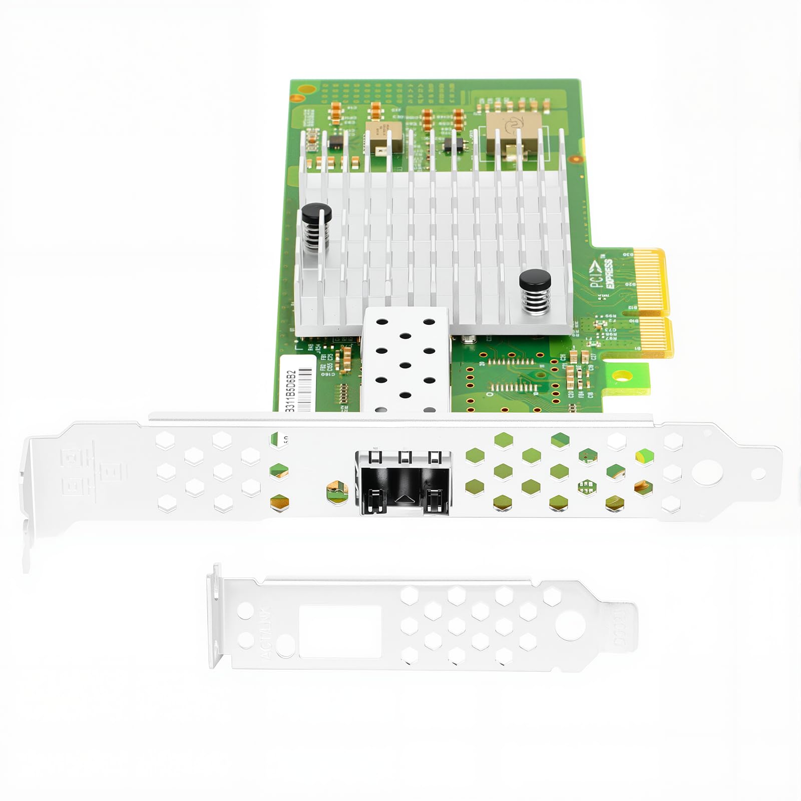 Scheda di rete PCIe Ethernet per chipset Intel 82599ES PCIe 2.0 x4 10 GB singola porta SFP+ LAN Card Support Windows Server/Windows/Linux/VMware/ESX