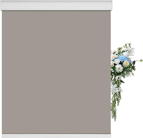 BERISSA Persianas enrollables opacas sin cordones para oscurecer la habitación, con cenefa de casete, persianas de ventana opacas para hogar,