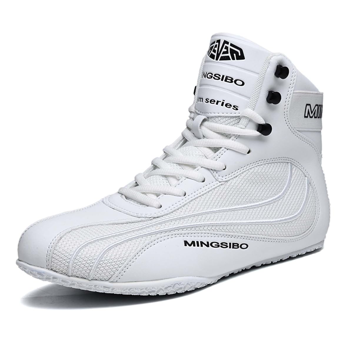 High Top Boxing Wrestling Schuhe für Damen Boxer Comfort Lace Up Atmungsaktive Fitness Kampftrainer
